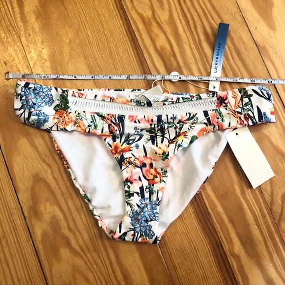 Lucky Brand Floral Swim Bottoms NWT Small - Picture 3 of 6